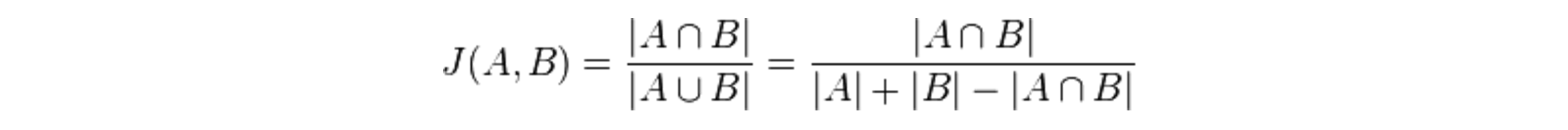 Jaccard Coefficient